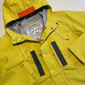Poler Rain Jacket Men L Waterproof Taped Seams Hiking Full Zip